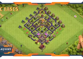 Top TH7 Hybrid Base Anti-3 Star Layout #57699