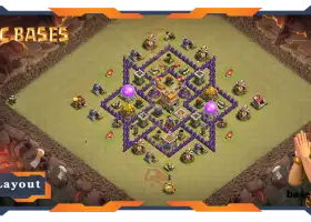 Top TH7 Base with Anti Air Dragon Strategy #57700