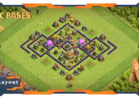 Top TH7 Max Level Farming Base with Link #57701