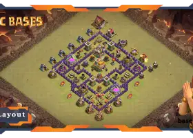 Top TH7 War Base with Anti 3-Star Layout #57707