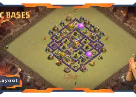 Top TH7 War Base with Anti 3 Star Layout #57708