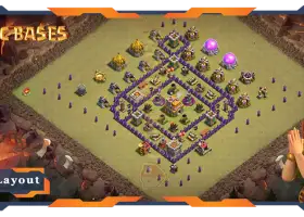 Top TH7 War Base with Anti 2 Star & Air Defense #57719