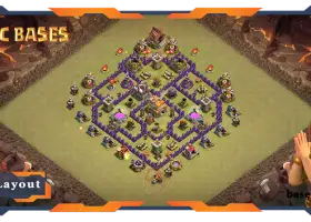 Top TH7 Base with Anti 3-Star Defense #57722