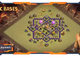 Top TH7 War Base with Anti 2 Star & Air Defense #57729
