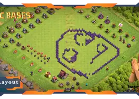 Top Troll TH7 Base with Funny Layout #57731