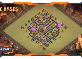 Top TH7 Base with Anti 2 Star Layout #57732
