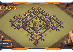 Top TH7 Defense Layout with Link #57736